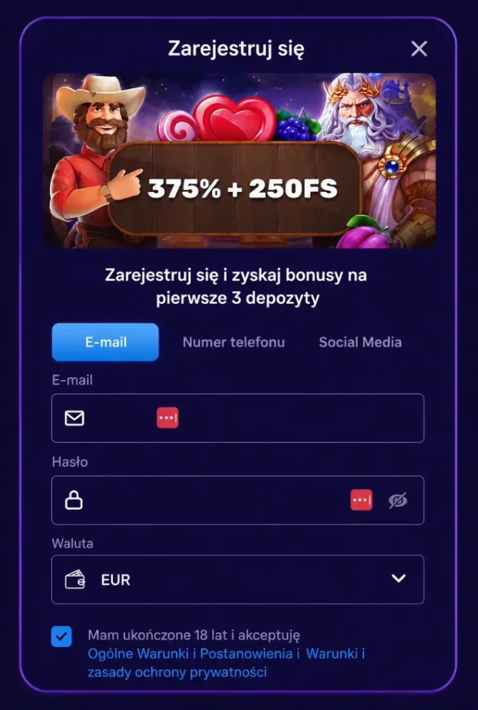 Zarejestruj się